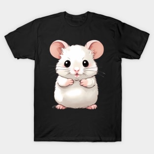 Fat Baby White Mouse T-Shirt